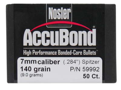 Nosler Geschosse 7mm, AccuBond 140gr.(50Pcs.)